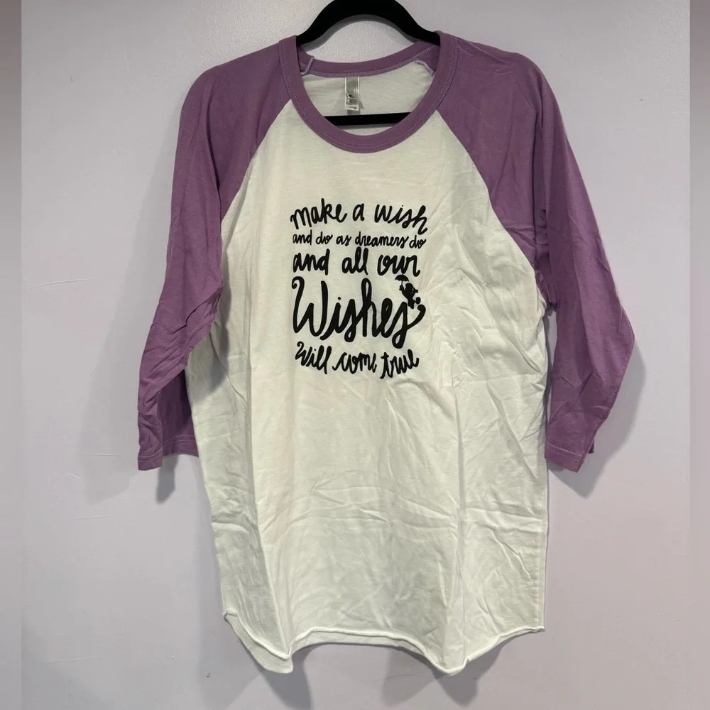 Disney wishes baseball tee